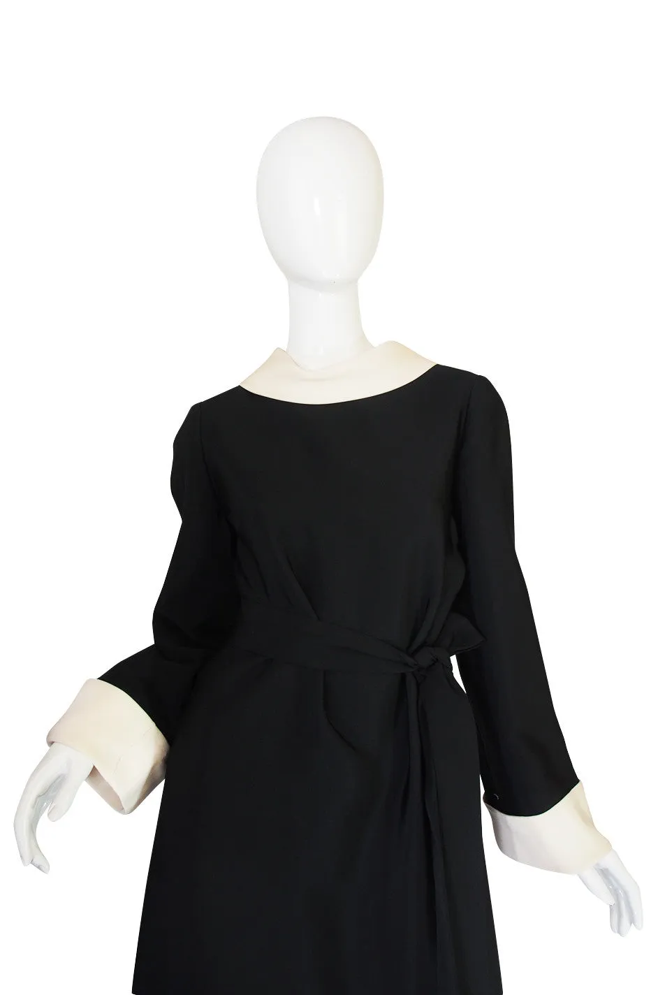 1960s Norman Norell with Removable Collar & Cuffs