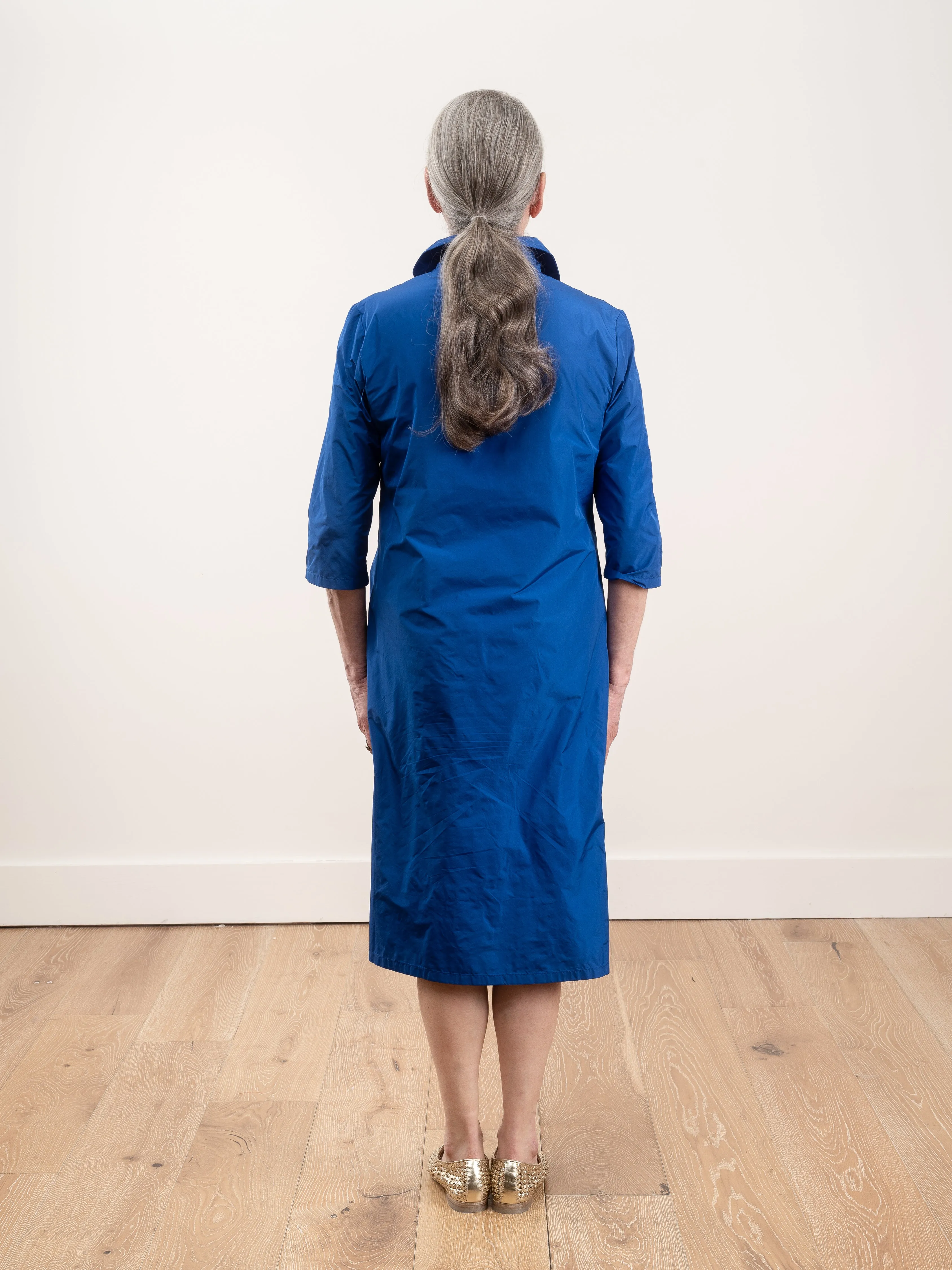 3/4 sleeve dress - electric