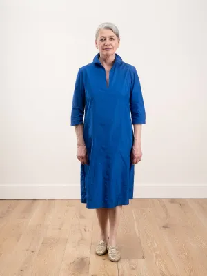3/4 sleeve dress - electric