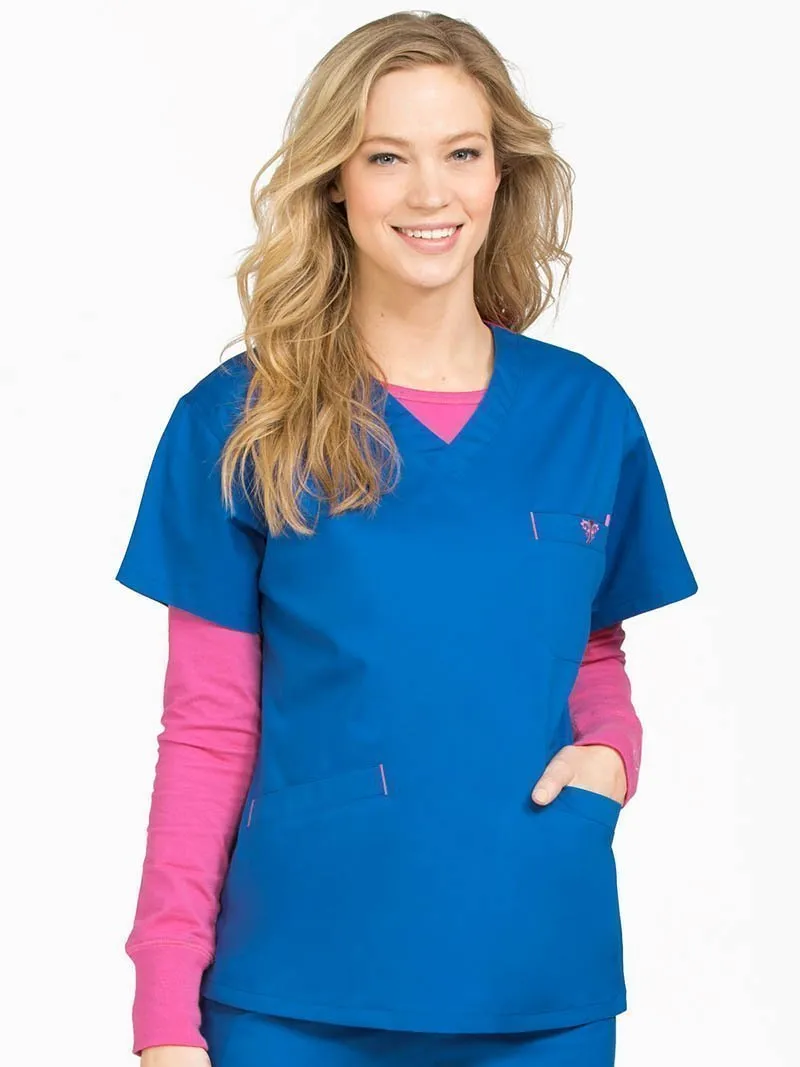 8403 V-NECK SIGNATURE 3 POCKET TOP