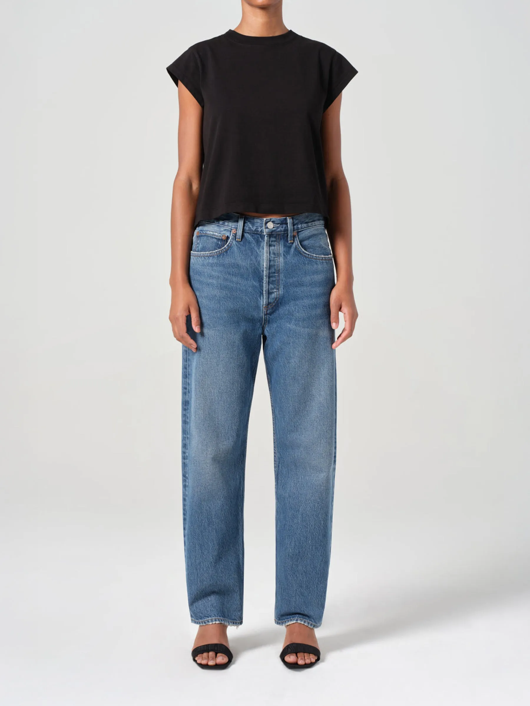 90s Mid Rise Straight Jean