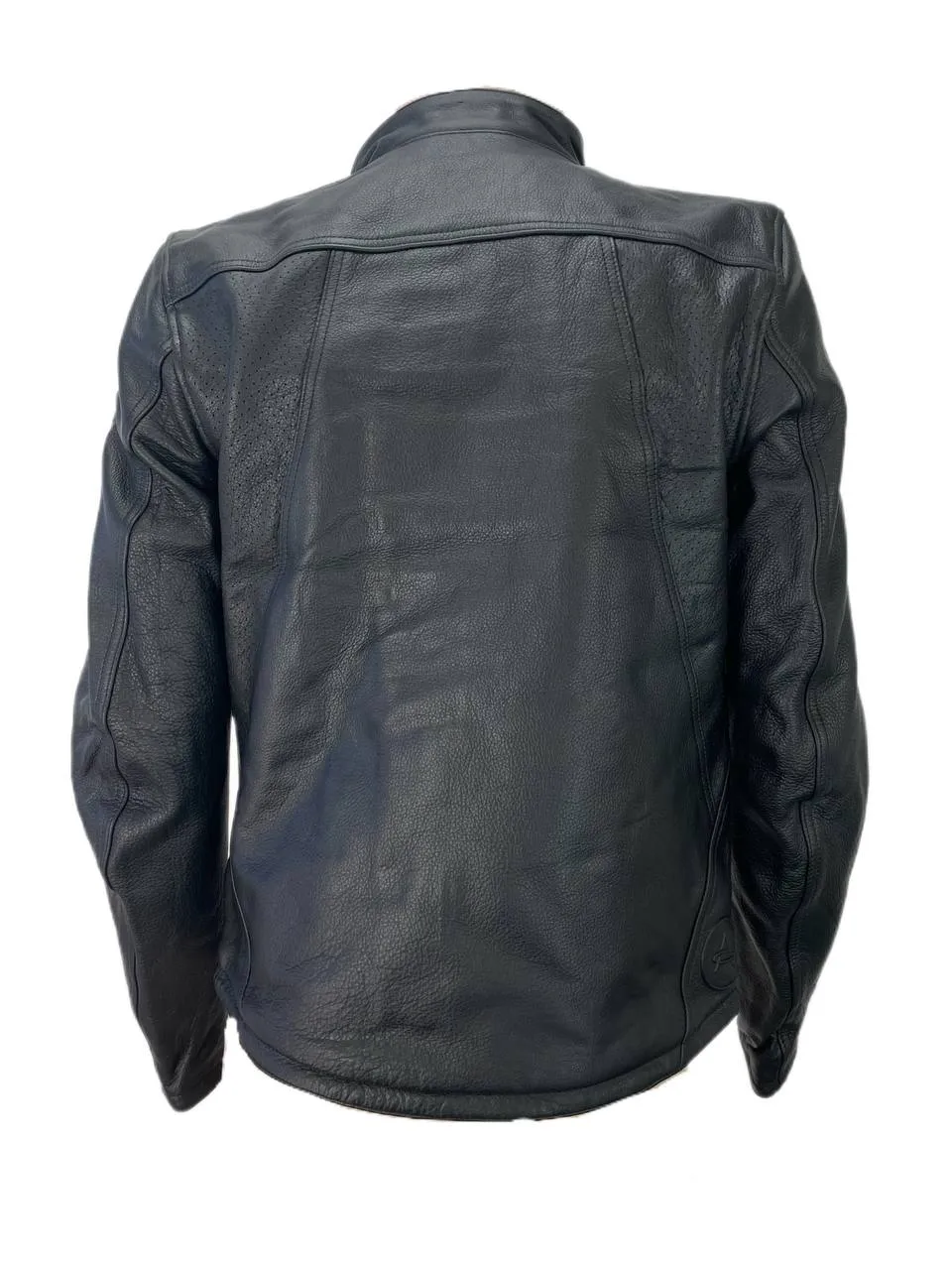 Aether Men's Jet Black Badlands Motorcycle Leather Jacket NWT