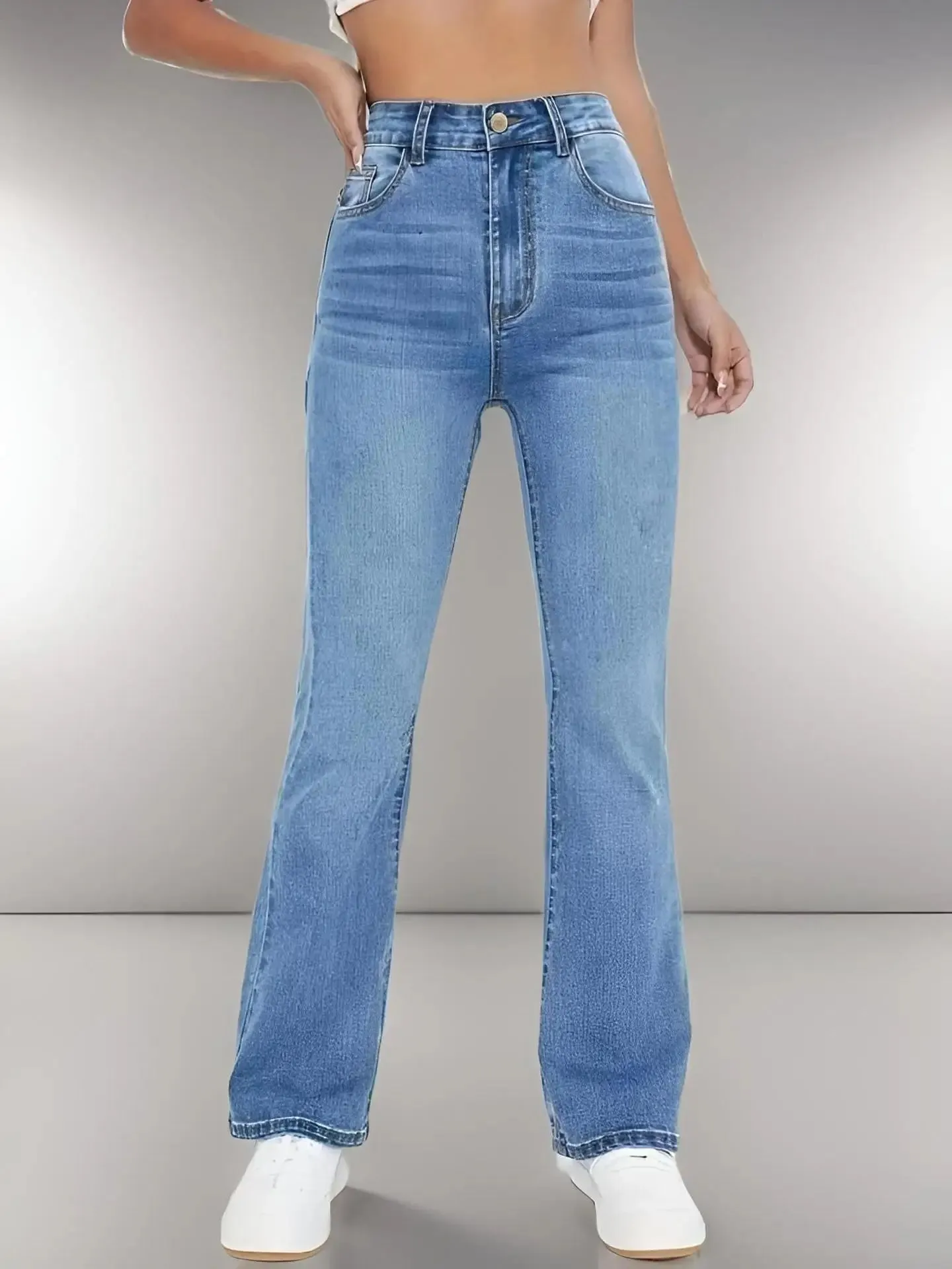 American Retro Wide-Leg Jeans for Women – Trendy Loose Fit