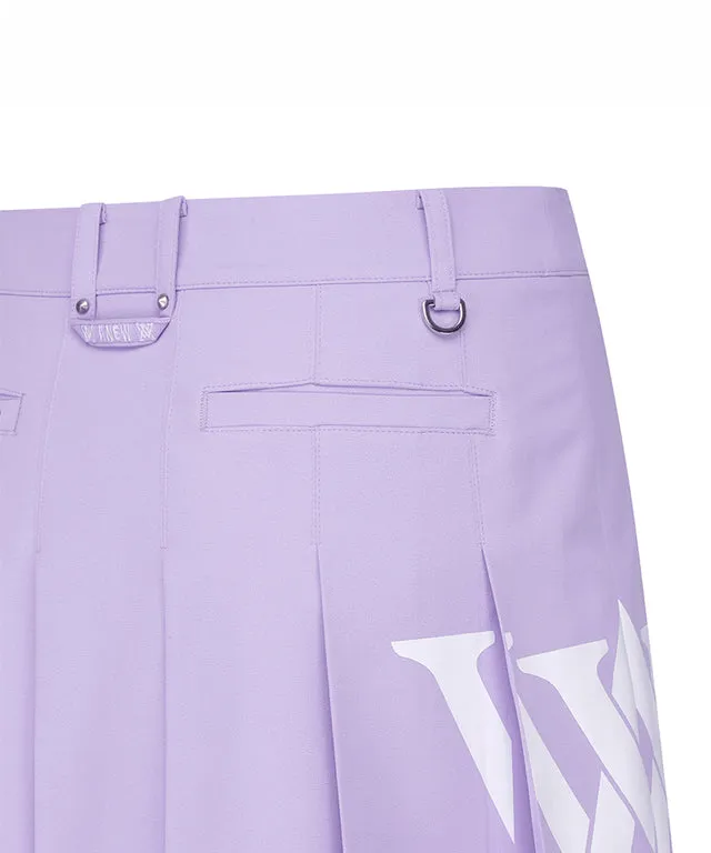 ANEW Golf: Women Big Logo Pleats Middle Long Skirt