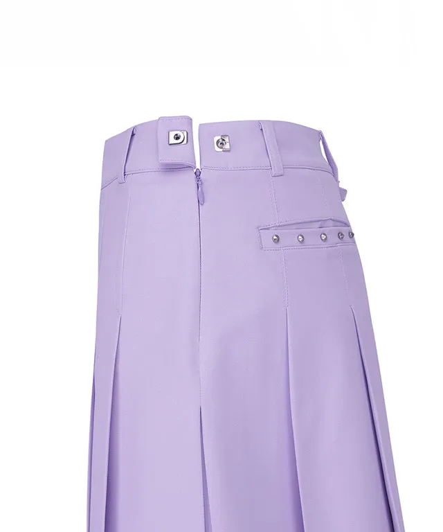 ANEW Golf: Women Big Logo Pleats Middle Long Skirt