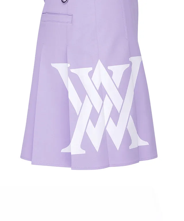 ANEW Golf: Women Big Logo Pleats Middle Long Skirt