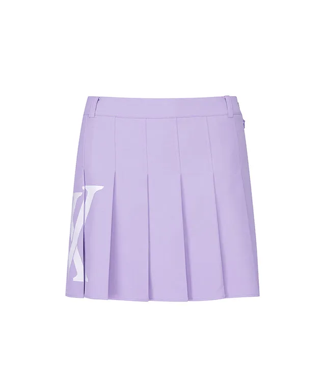 ANEW Golf: Women Big Logo Pleats Middle Long Skirt