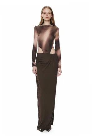 Asymmetric Draped Skirt