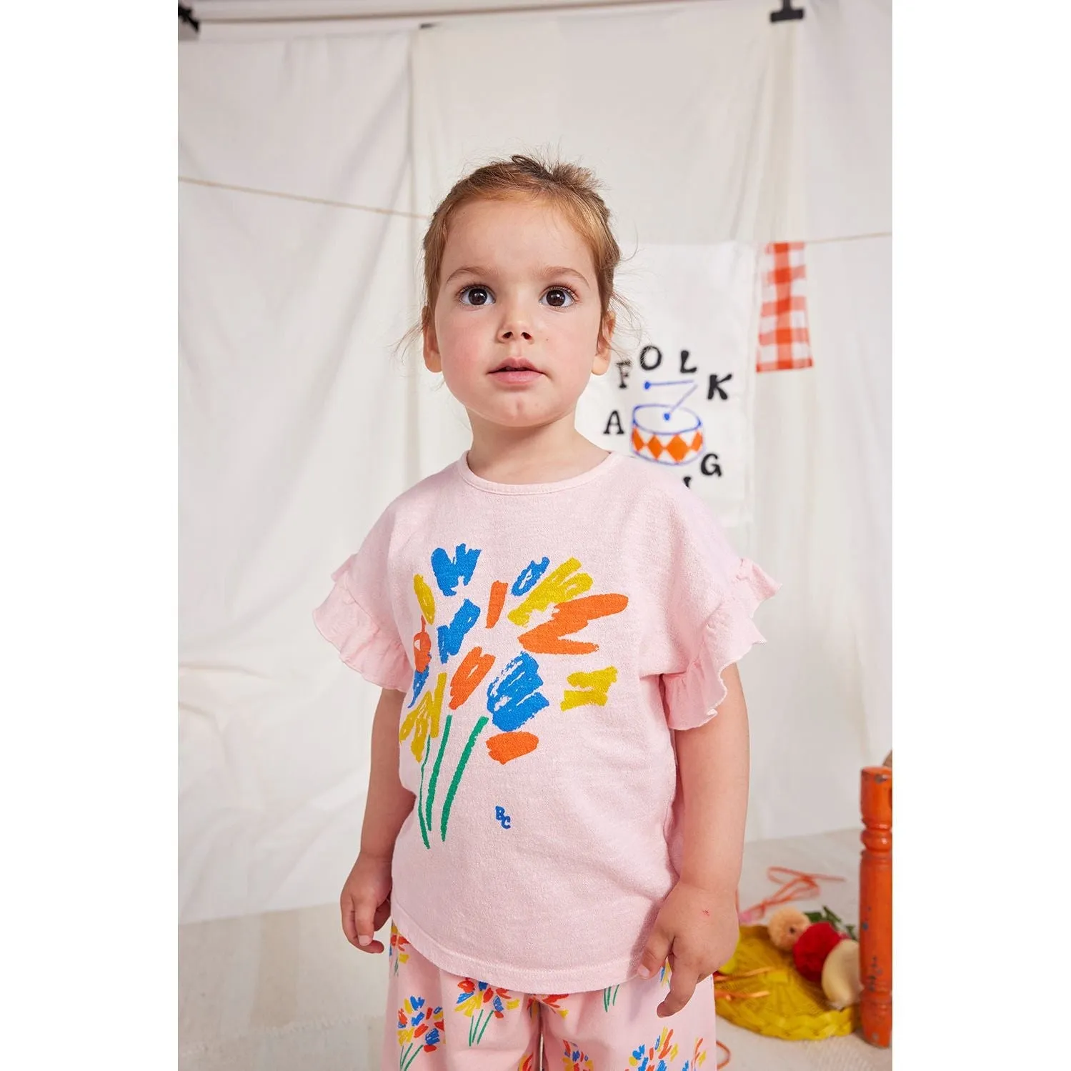 Baby Fireworks Ruffle T-Shirt
