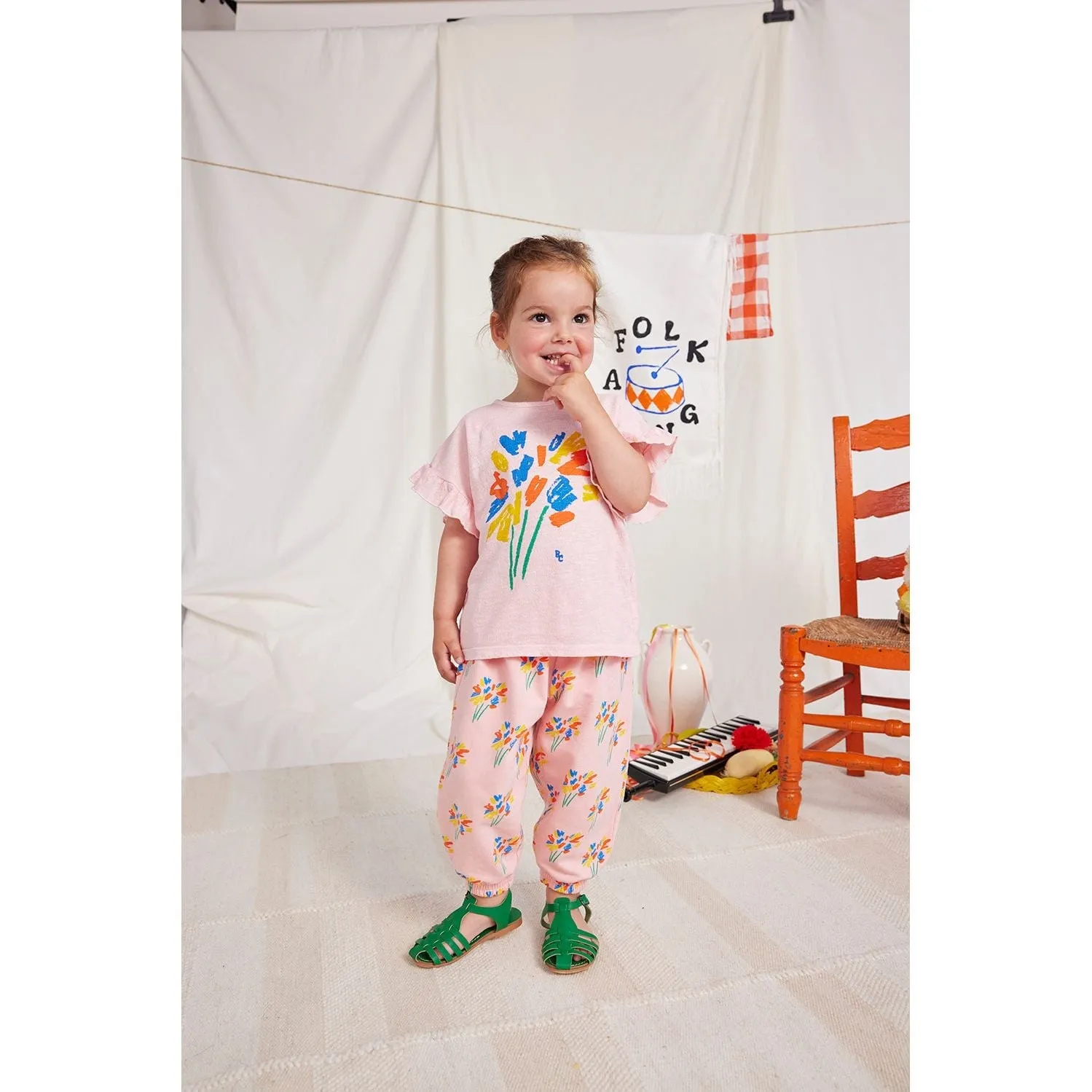 Baby Fireworks Ruffle T-Shirt