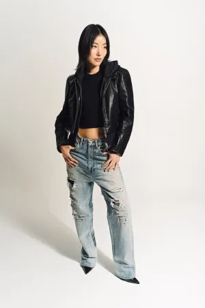 BALENCIAGA | PATCH RACER JACKET