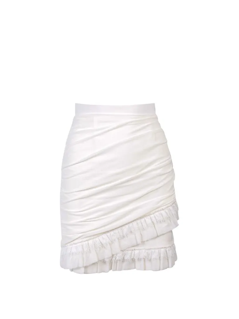 Balmain Ruffle Skirt