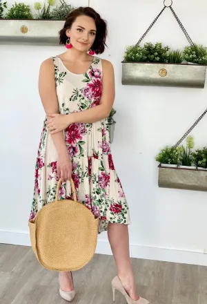Beach Dress in Ivory-Final Sale