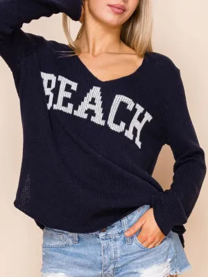 Beach Sweater - Navy