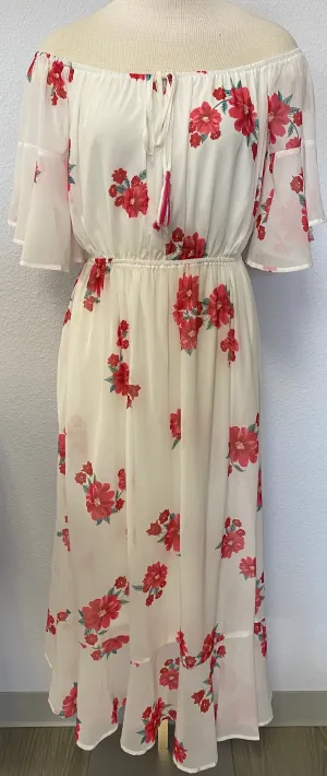BELL OFF SHOULDER MAXI DRESS