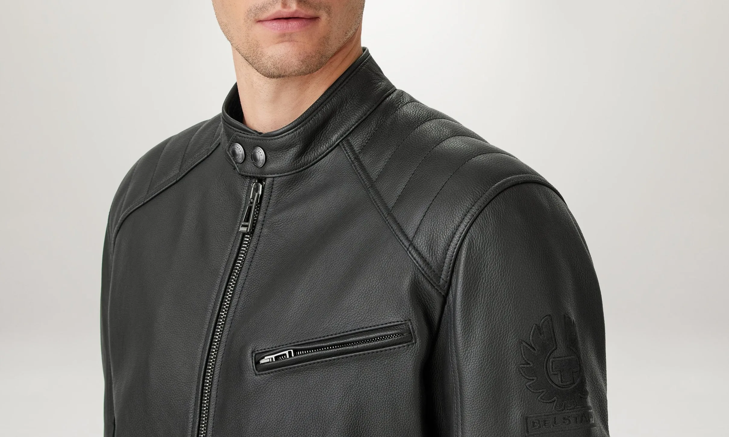Belstaff Riser Leather Jacket - Black