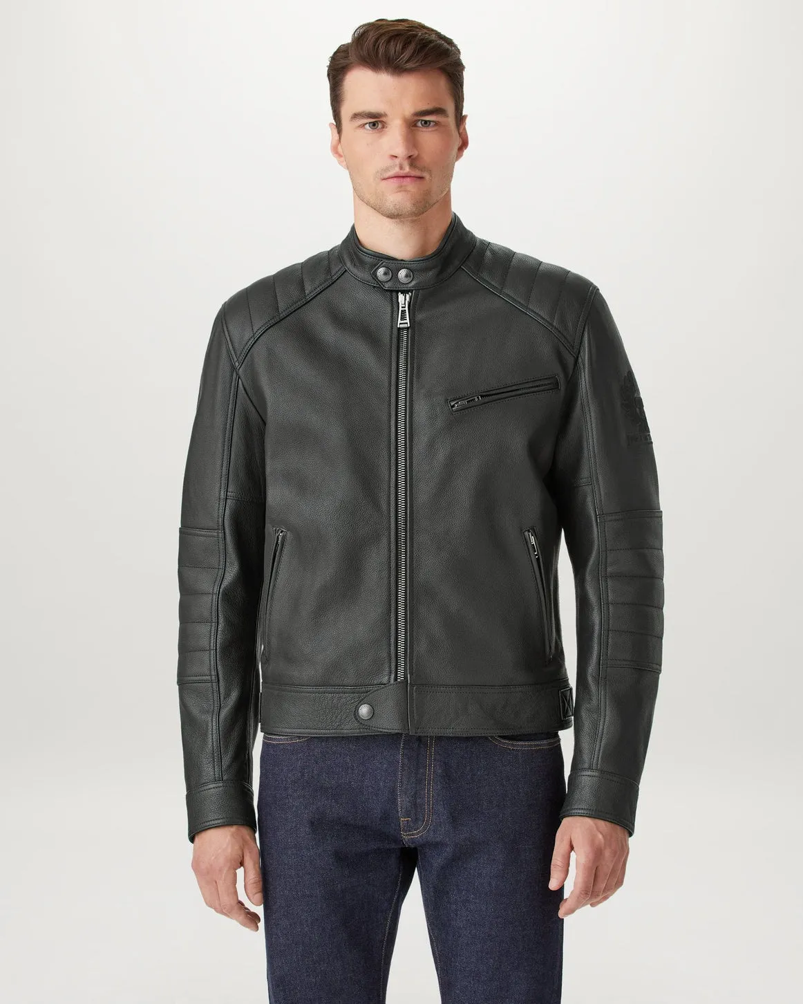 Belstaff Riser Leather Jacket - Black