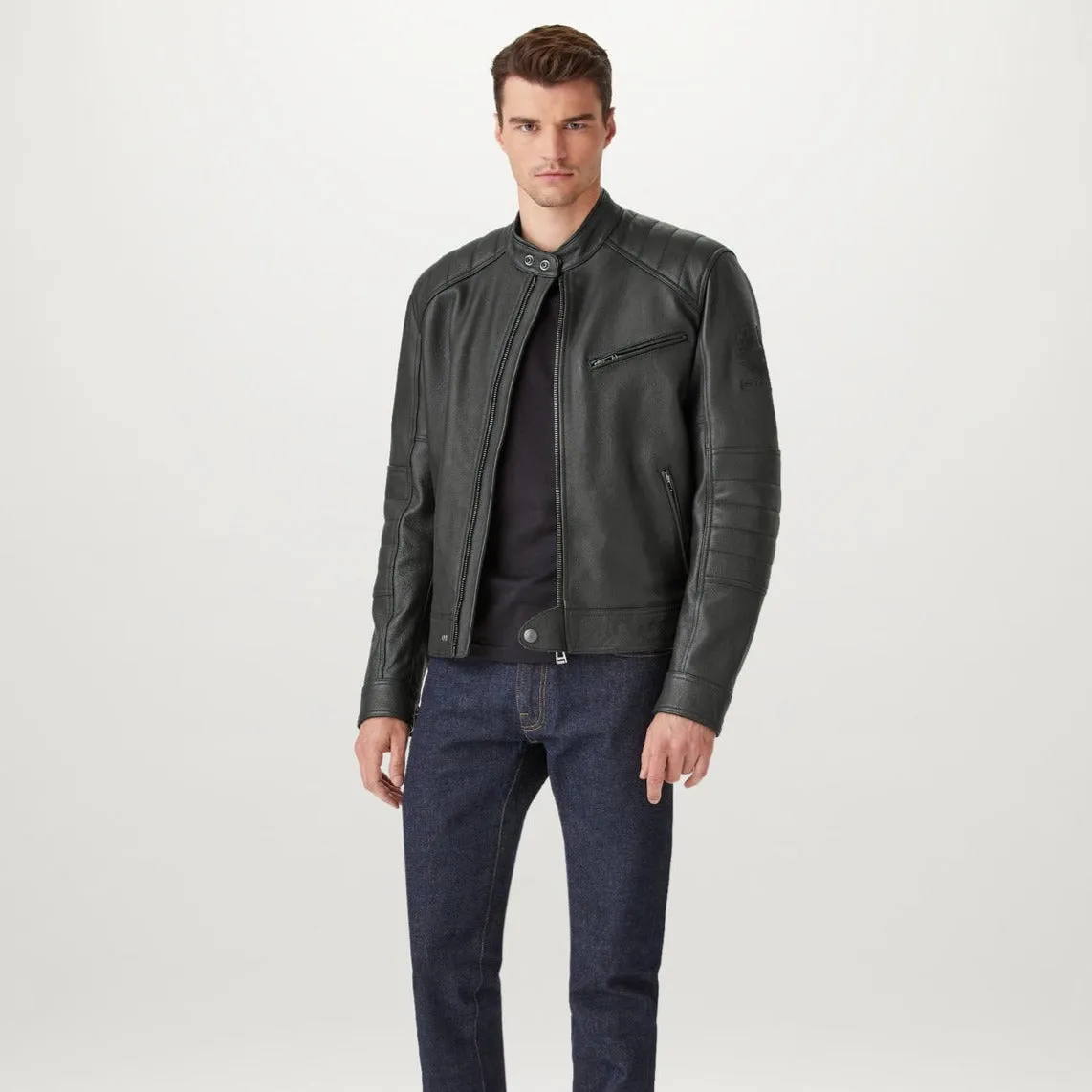 Belstaff Riser Leather Jacket - Black