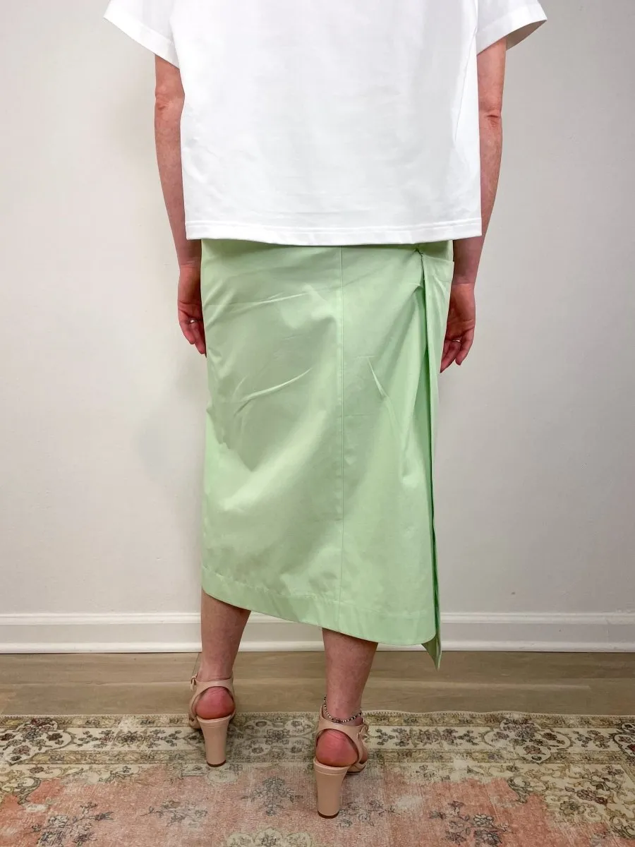 Bio Twill Riding Skirt in Stem Green