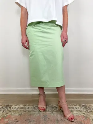 Bio Twill Riding Skirt in Stem Green