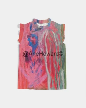 Bird of Paradise Women's Ruffle Sleeve Top
