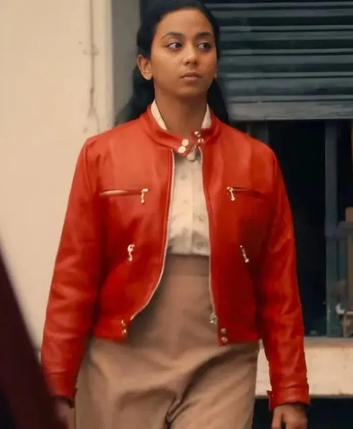 Black Mirror S06 Anjana Vasan Leather Jacket