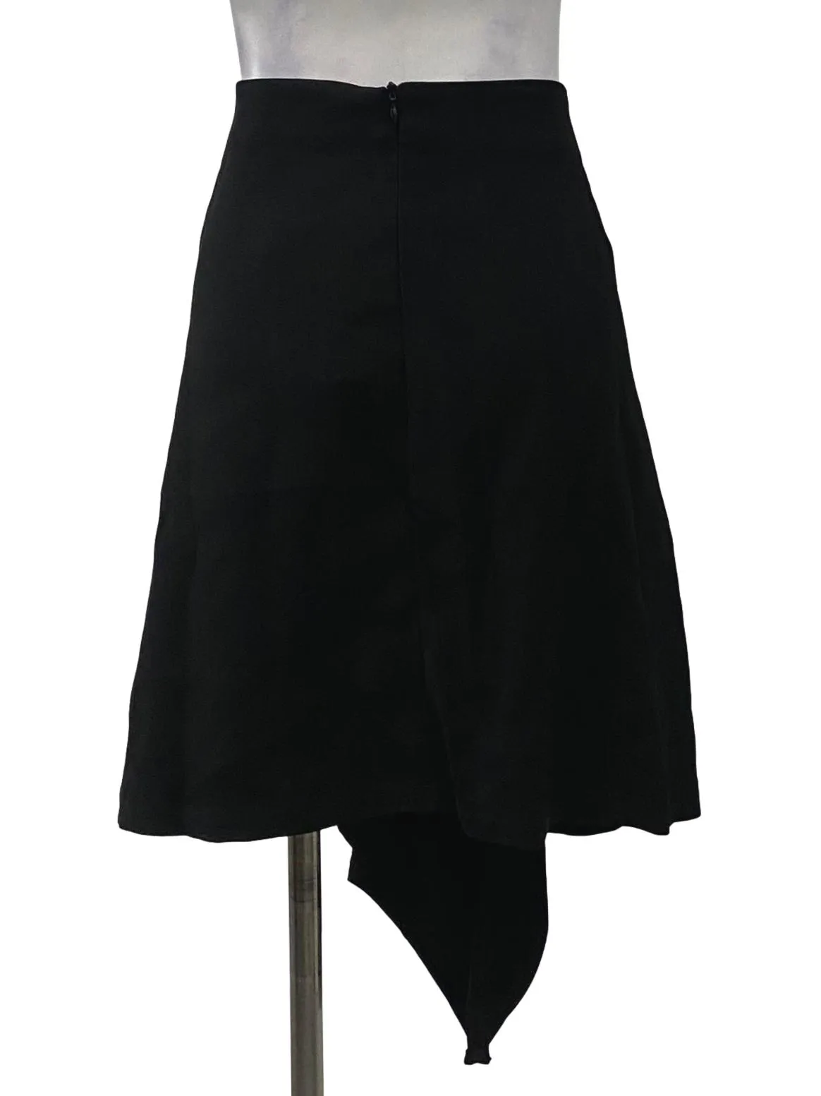 Black Wrapped Skirt