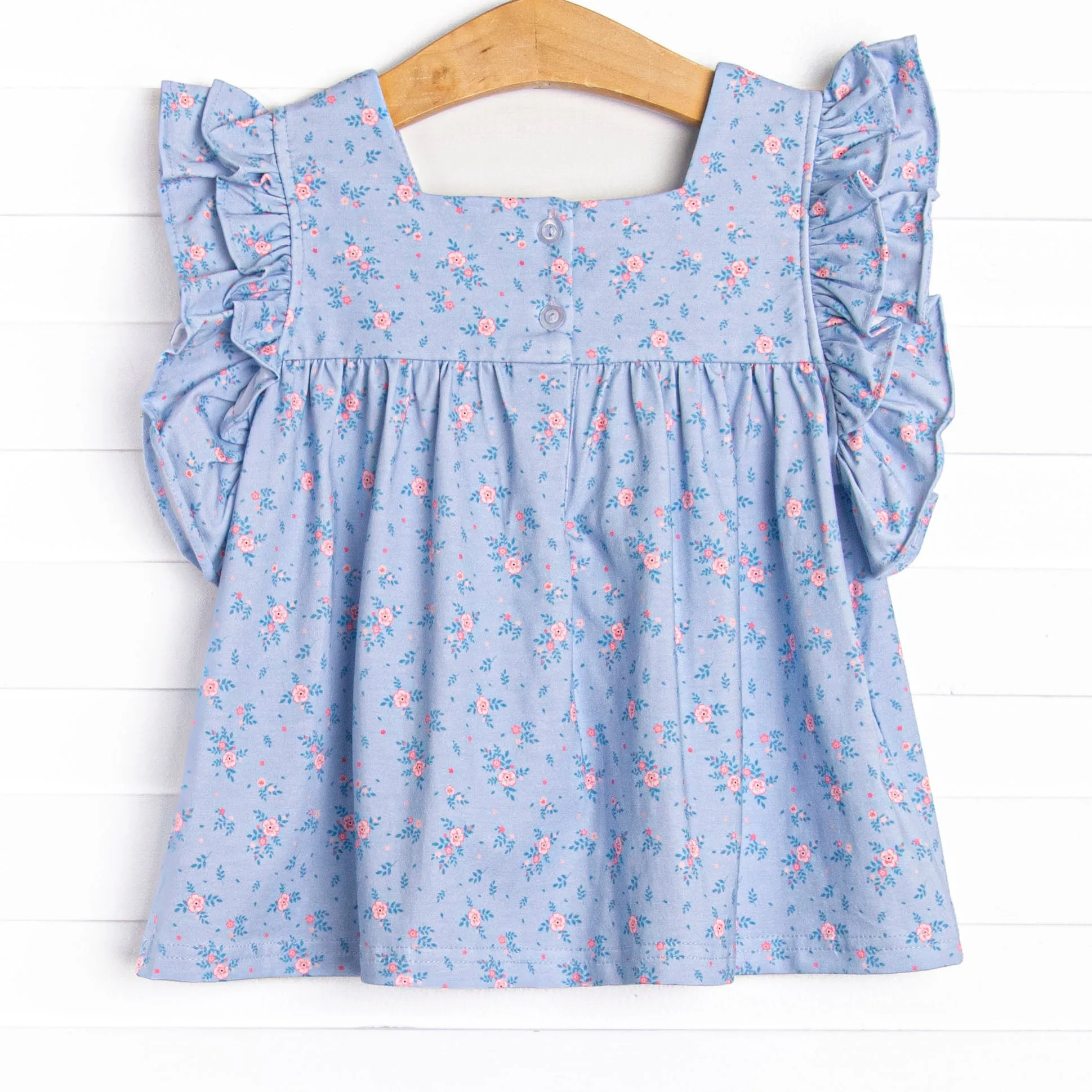 Blue Magnolia Top, Blue