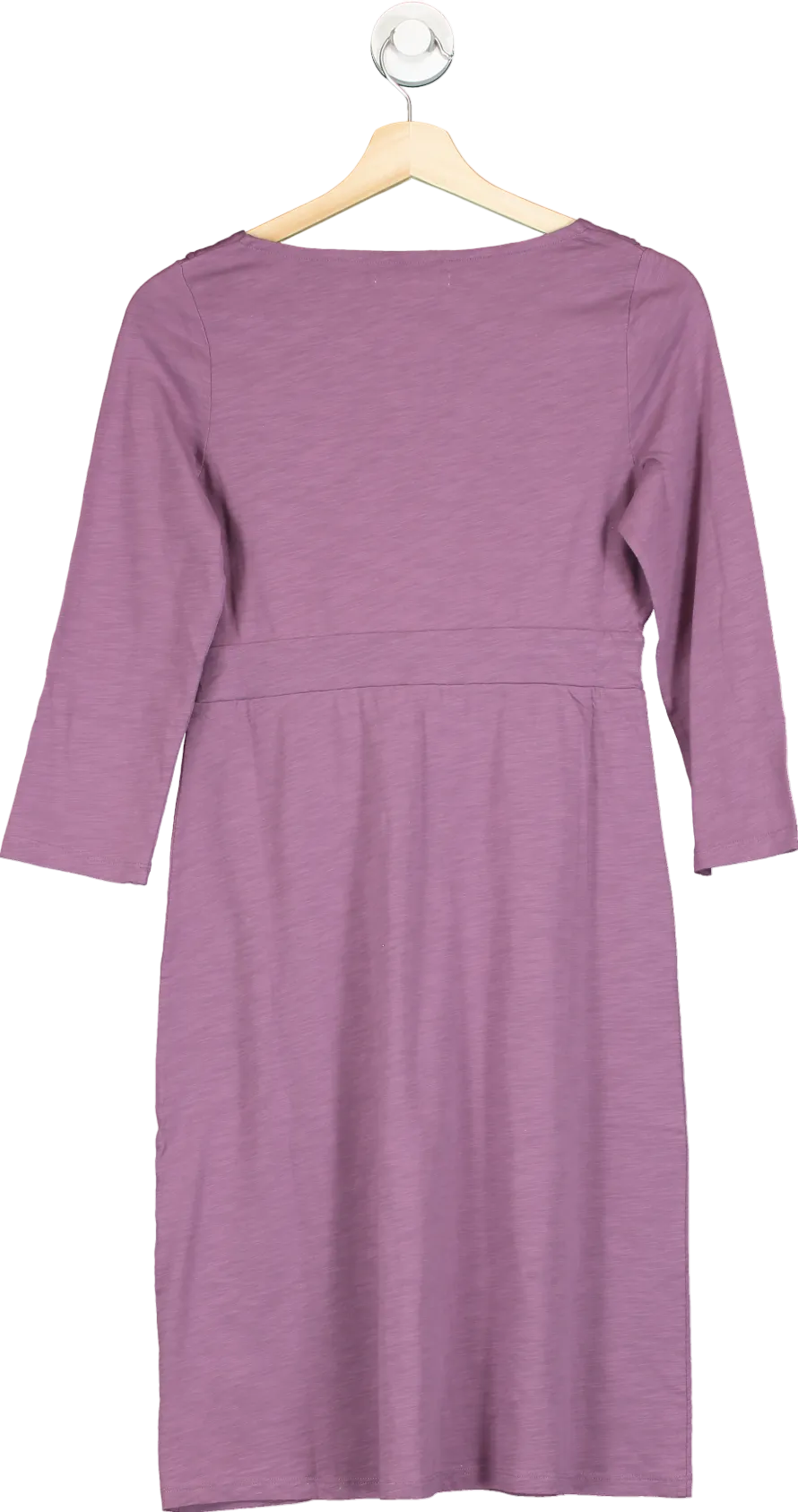 Boden Purple Notch Neck Jersey Shift Dress UK 10 L