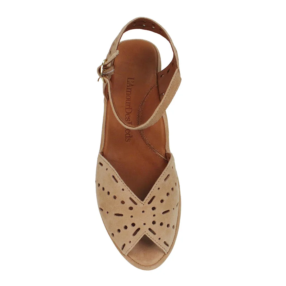 Brenn Peep Toe Sandal