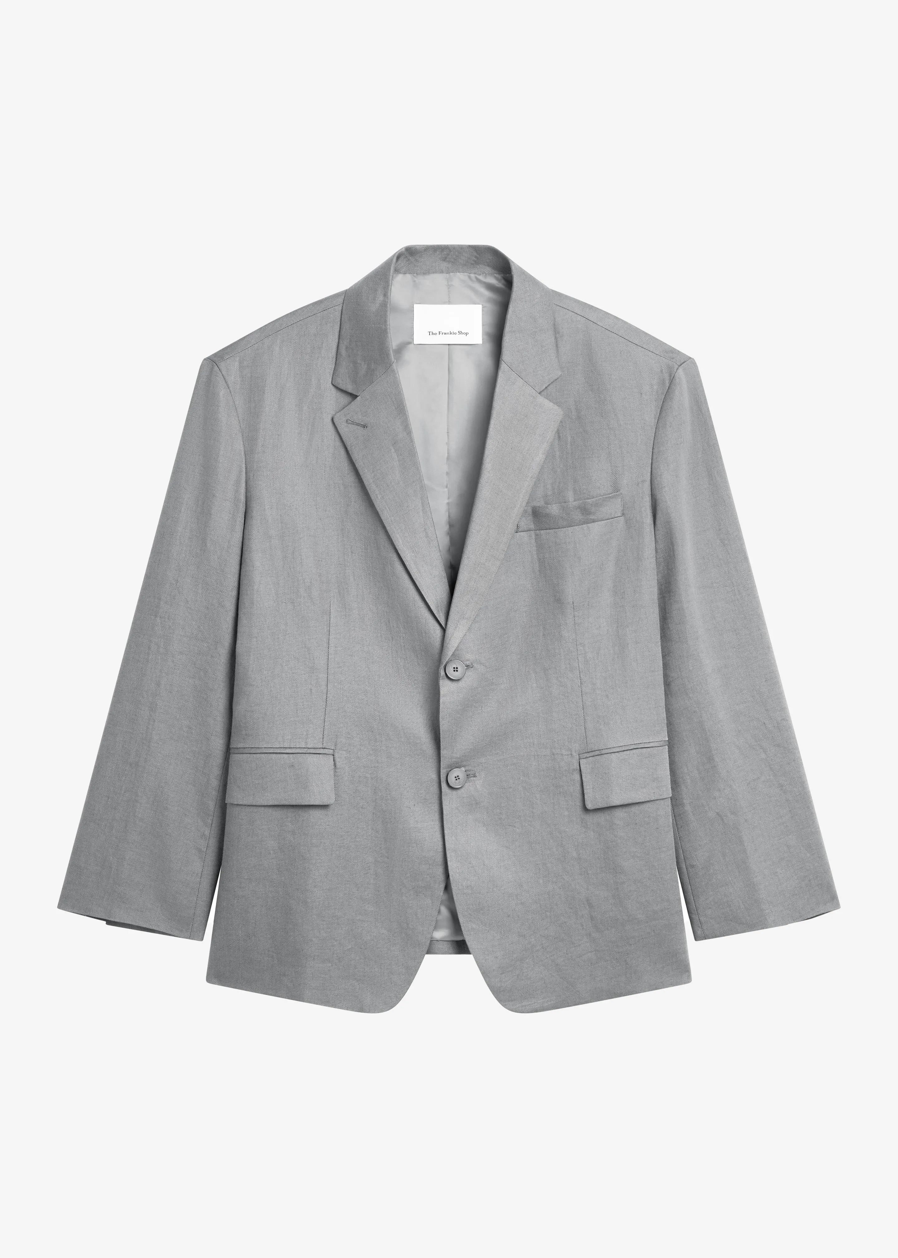 Brooklyn Linen Blazer - Grey