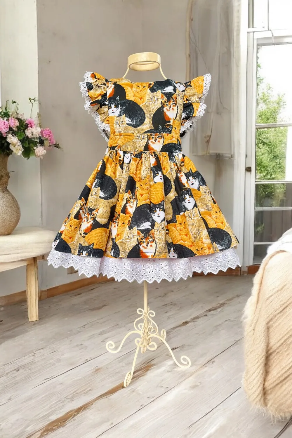 Charlotte Emma Dress | Tuxedo Cats | Sz 4