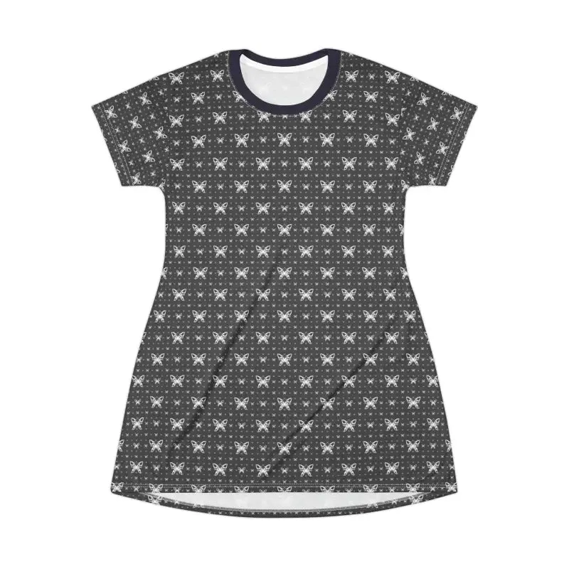 Charming Shirt Dress Enchanting Butterflies Dance