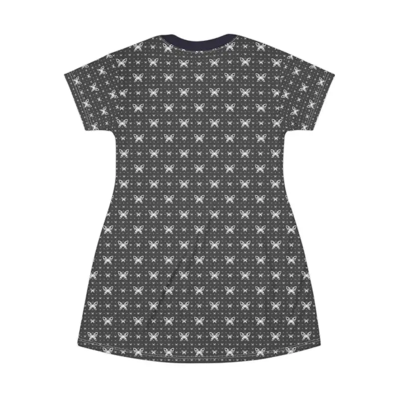 Charming Shirt Dress Enchanting Butterflies Dance