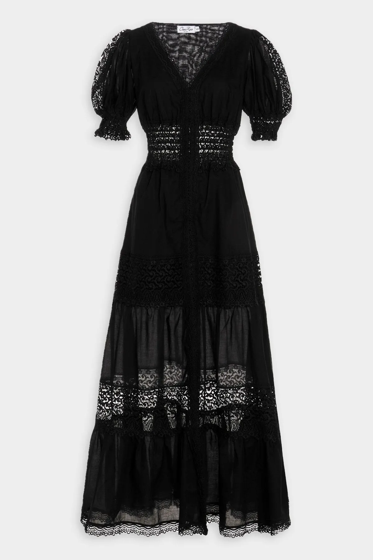 Clemence Long Dress in Black