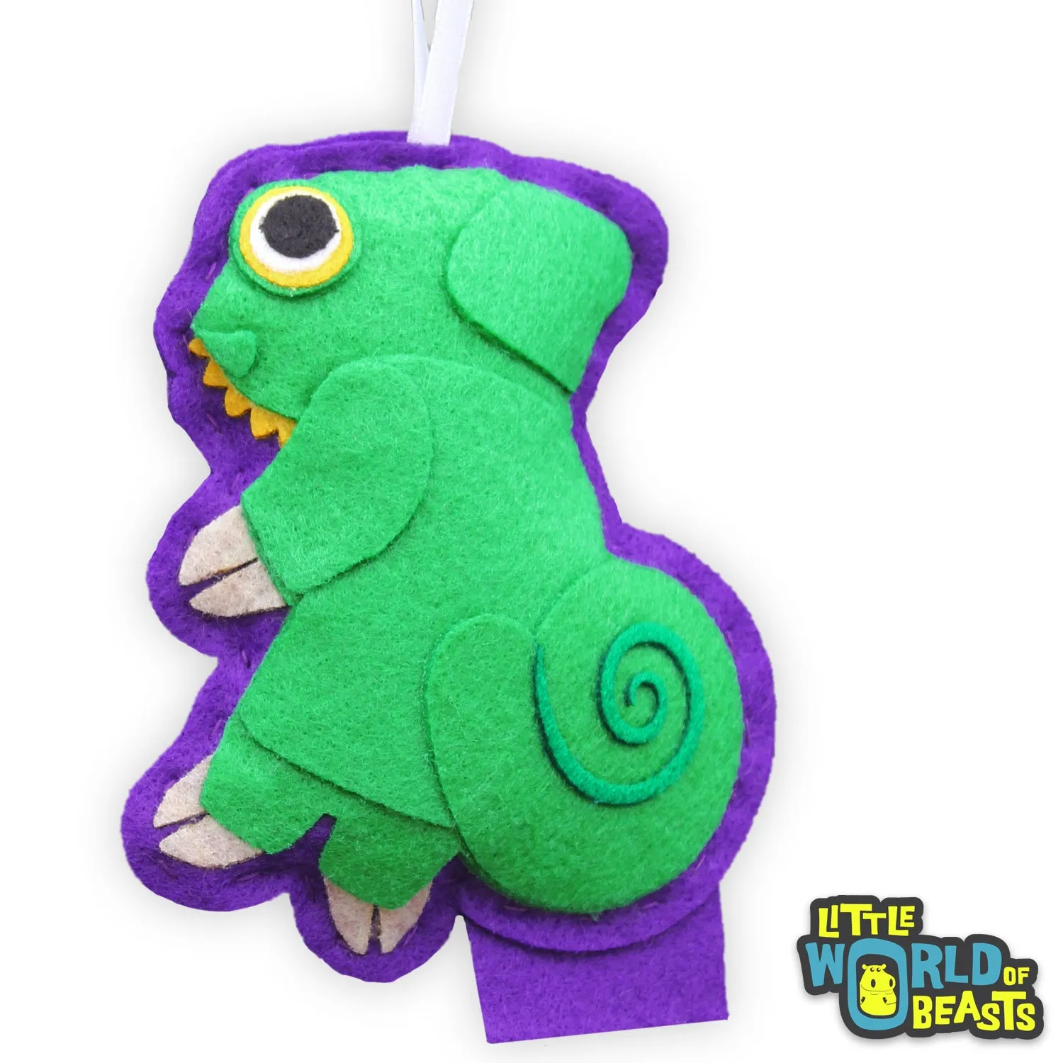 Clover the Veiled Chameleon Ornament