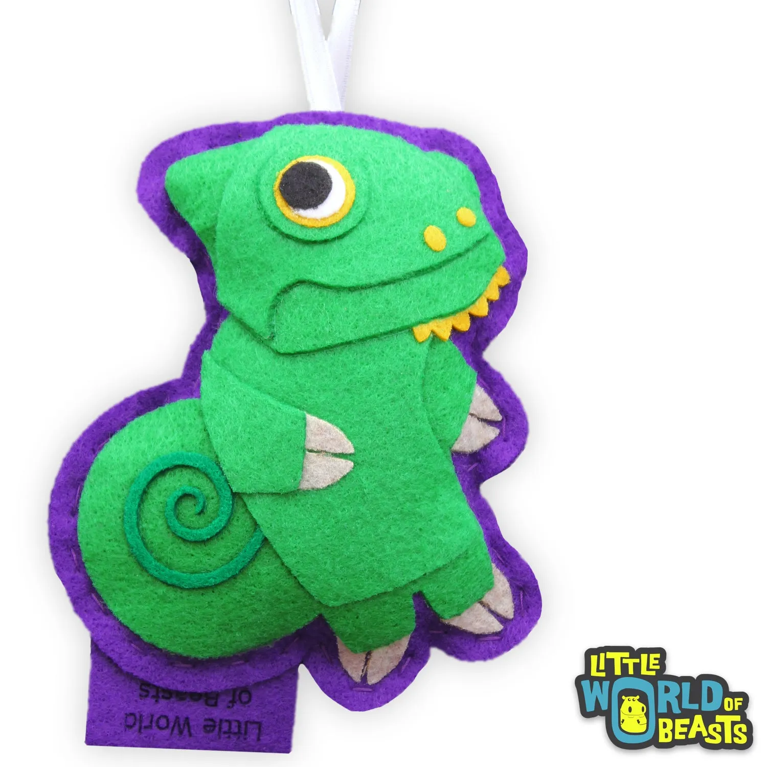 Clover the Veiled Chameleon Ornament