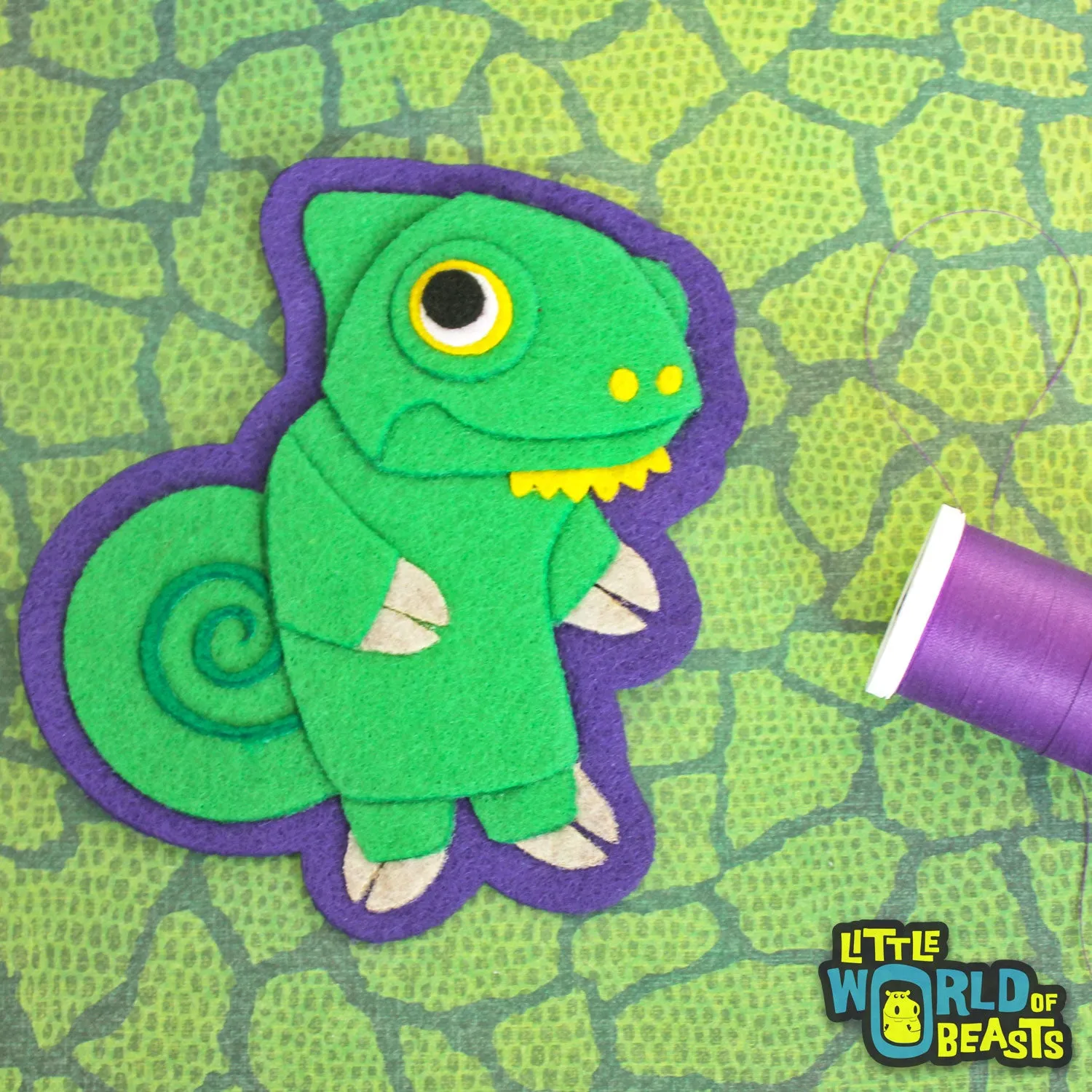 Clover the Veiled Chameleon Patch