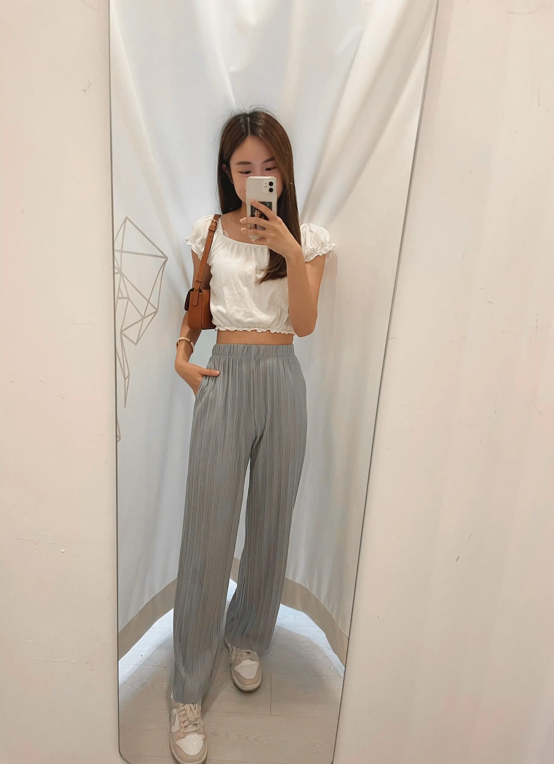 Cropped Ruffle Top
