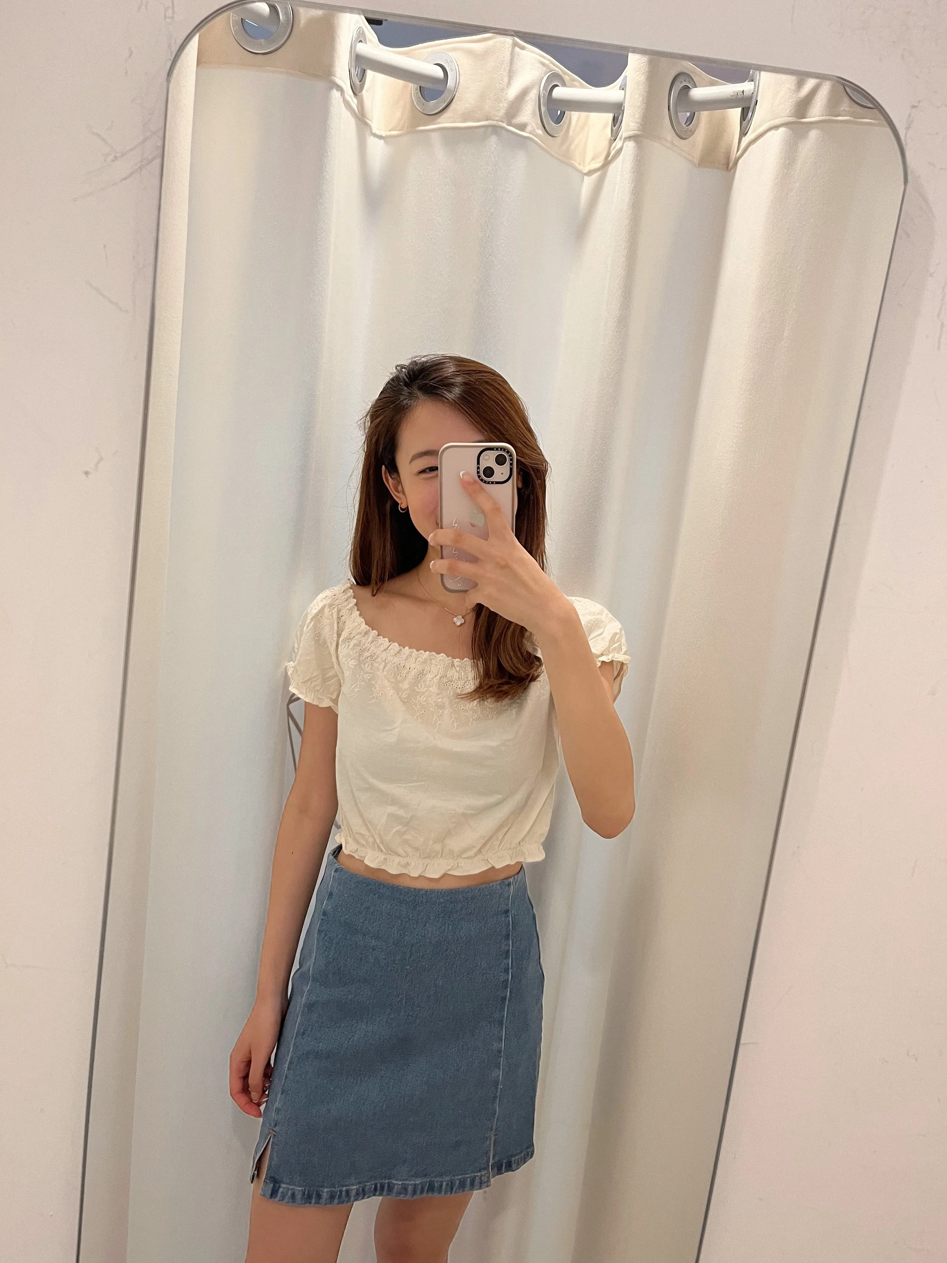 Cropped Ruffle Top