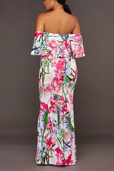Dana Printed Long Dress