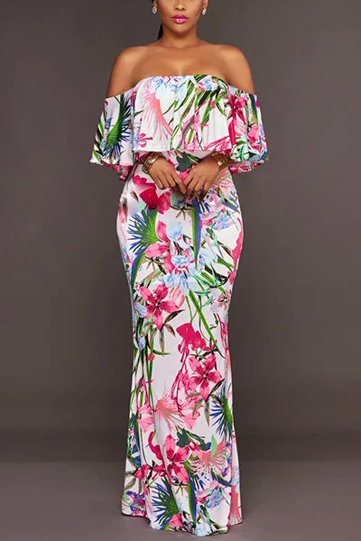 Dana Printed Long Dress