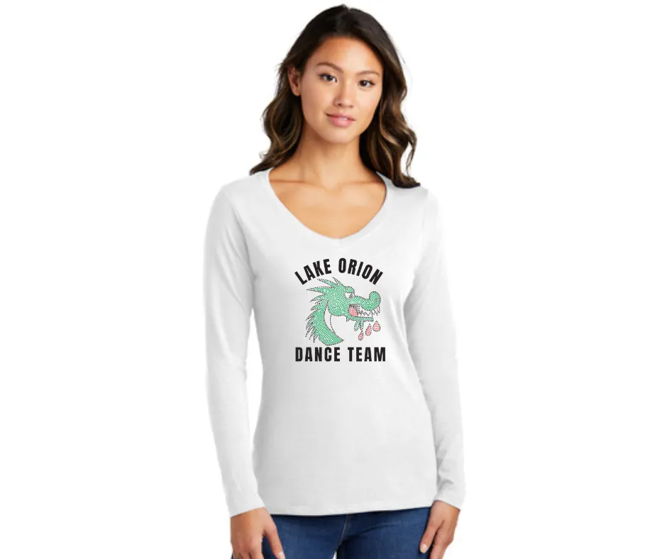 Dance Mom Ladies Long Sleeve Fan Favorite V-Neck T