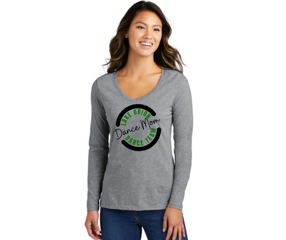 Dance Mom Ladies Long Sleeve Fan Favorite V-Neck T