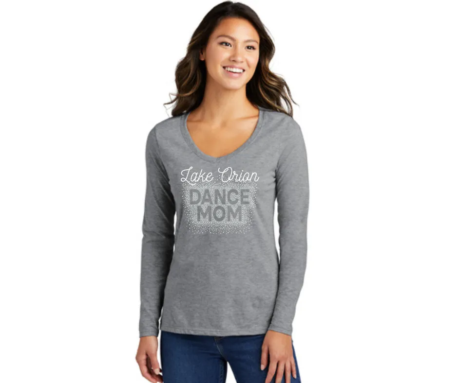 Dance Mom Ladies Long Sleeve Fan Favorite V-Neck T