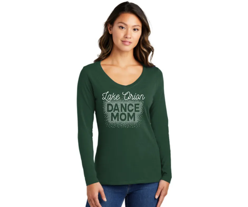 Dance Mom Ladies Long Sleeve Fan Favorite V-Neck T