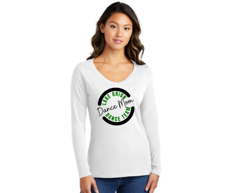 Dance Mom Ladies Long Sleeve Fan Favorite V-Neck T