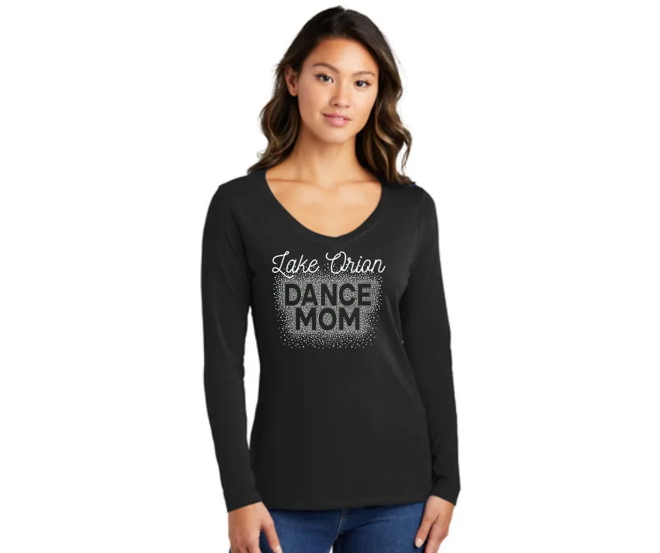 Dance Mom Ladies Long Sleeve Fan Favorite V-Neck T