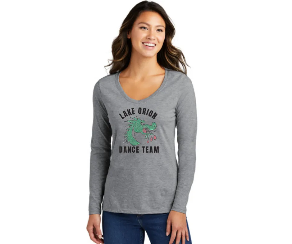 Dance Mom Ladies Long Sleeve Fan Favorite V-Neck T