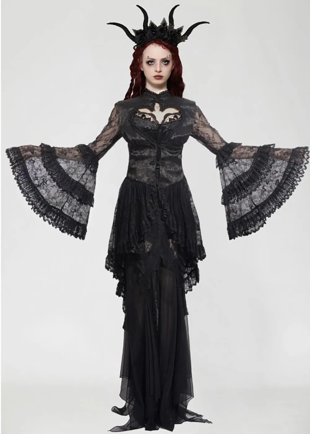 Dark In Love Haunted Love Tailcoat Black